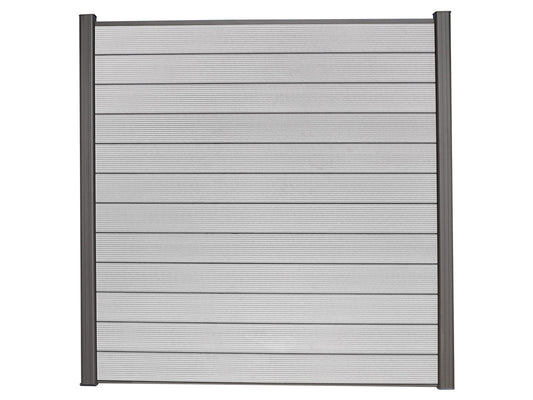 KAHRS WPC Sichtschutzzaun Gartenzaun Lübeck 180x180 cm - verschiedene Farben (Anthrazit)