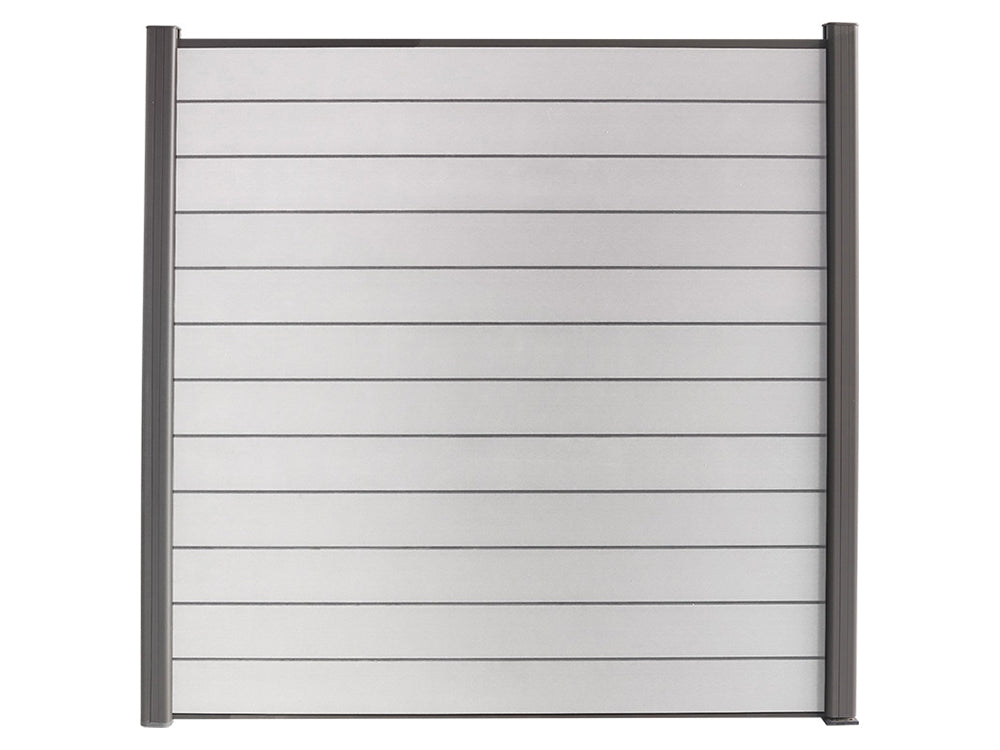 KAHRS WPC Sichtschutzzaun Gartenzaun Lübeck 180x180 cm - verschiedene Farben (Anthrazit)