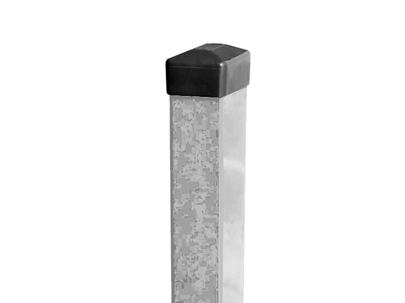 Zaunpfosten Metall 60x40mm - verschiedene Farben - Blank