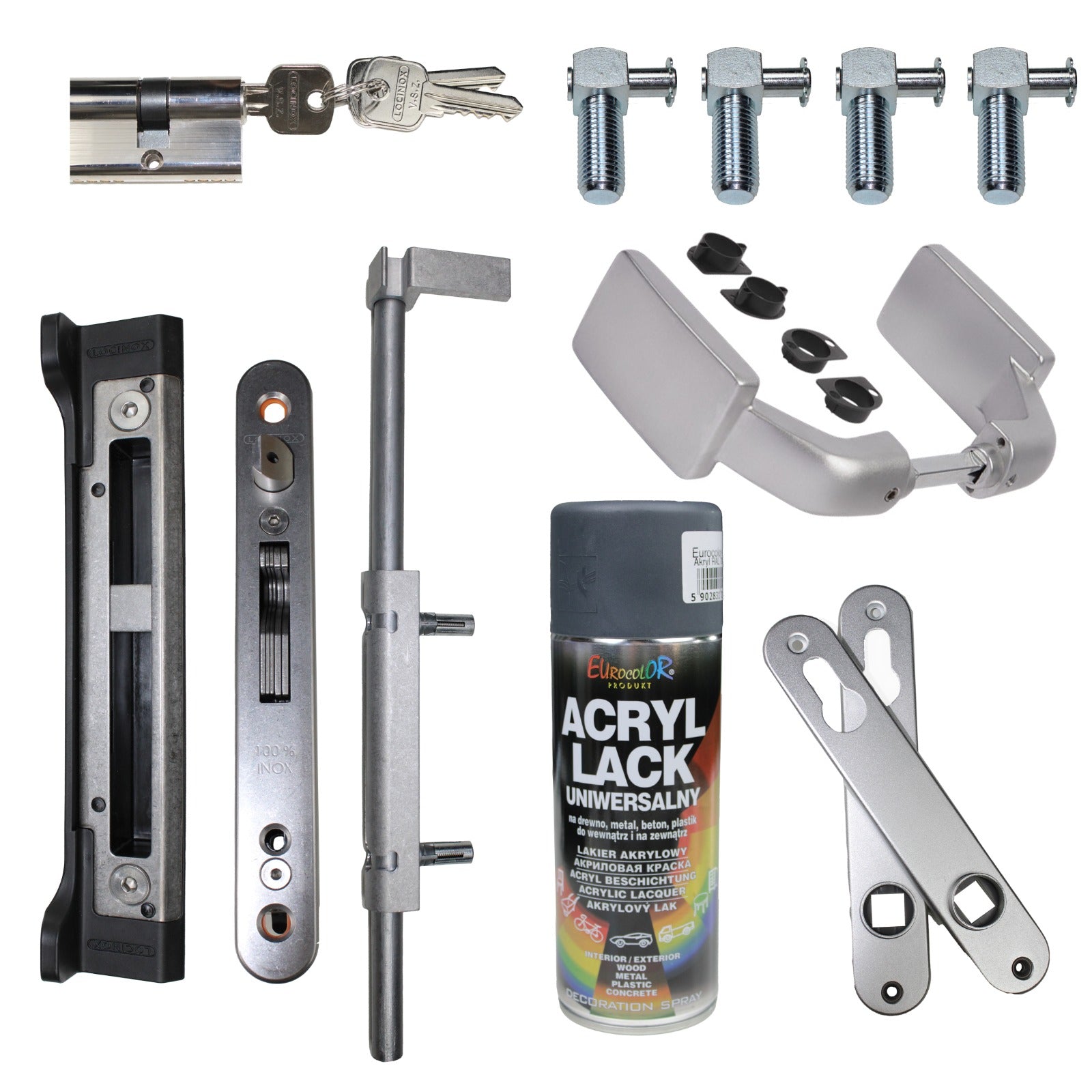 Zubehör für Gartentor Metall – Scharniere, Pfosten und Beschlaege fuer fachgerechte Montage